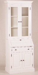 Casa Padrino Credenza stile rustico Shabby Chic Bianco L 86 x P 49 x A 215 cm