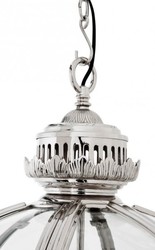 Casa Padrino Barock Hängeleuchte Kugel vernickelt Silber, Durchmesser 60 cm, Höhe 88 cm - Laterne im Schloss-Stil Casa Padrino Barock Hängeleuchte Kugel vernickelt Silber, Durchmesser 60 cm, Höhe 88 cm - Laterne im Schloss-Stil