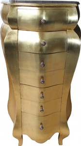 Casa Padrino Cómoda Barroca Oro Aspecto Antiguo 131 x 68 x 46 cm - Mueble de Lujo Hecho a Mano Casa Padrino Cómoda Barroca Oro Aspecto Antiguo 131 x 68 x 46 cm - Mueble de Lujo Hecho a Mano