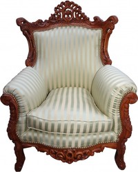 Casa Padrino Fauteuil Baroque Al Capone Style Antique, Vert Jade/Beige / Marron, 127 x 85 x 65 cm Casa Padrino Fauteuil Baroque Al Capone Style Antique, Vert Jade/Beige / Marron, 127 x 85 x 65 cm