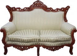 Casa Padrino Baroque 2-Seater Sofa Master Jade Green / Brown 182 x 125 x 60 cm - Living Room Couch Lounge Furniture Casa Padrino Baroque 2-Seater Sofa Master Jade Green / Brown 182 x 125 x 60 cm - Living Room Couch Lounge Furniture