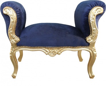 Casa Padirno Barock Schemel Hocker Royalblau Gold Dunkelblau Ottoman Bench Bank Sitzbank Blue Navy Darkblue Furniture Interior Einrichtung Casa Padirno Barock Schemel Hocker Royalblau Gold Dunkelblau Ottoman Bench Bank Sitzbank Blue Navy Darkblue Furniture Interior Einrichtung