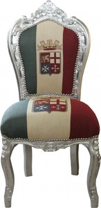Casa Padrino Barock Stuhl Italien Silber Baroque Chair Italy Silver Furniture Interior Möbel Einrichtung Casa Padrino Barock Stuhl Italien Silber Baroque Chair Italy Silver Furniture Interior Möbel Einrichtung