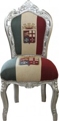 Casa Padrino Dîner baroque Chaise Italie / style antique argent
Casa Padrino Baroque Dinner Chair Italy / Silver Antique Style Casa Padrino Dîner baroque Chaise Italie / style antique argent
Casa Padrino Baroque Dinner Chair Italy / Silver Antique Style