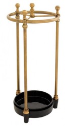 Casa Padrino Portaombrelli di lusso stile Liberty - Rotondo finitura ottone - Altezza 60 cm / Diametro 26,5 cm Casa Padrino Portaombrelli di lusso stile Liberty - Rotondo finitura ottone - Altezza 60 cm / Diametro 26,5 cm