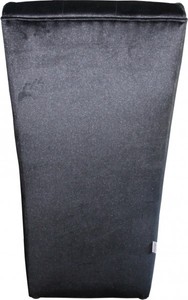 Casa Padrino Designer Chesterfield Esszimmer Ohrenstuhl Schwarz mit Bling Bling Glitzersteinen
