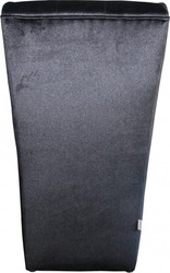 Casa Padrino Designer Chesterfield oreilles chaise à manger noire avec strass bling bling