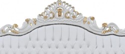 Casa Padrino Baroque 3-Seater Sofa Master White / Gold, 210 x 60 x 131 cm, Handcrafted Antique Style Replica Casa Padrino Baroque 3-Seater Sofa Master White / Gold, 210 x 60 x 131 cm, Handcrafted Antique Style Replica