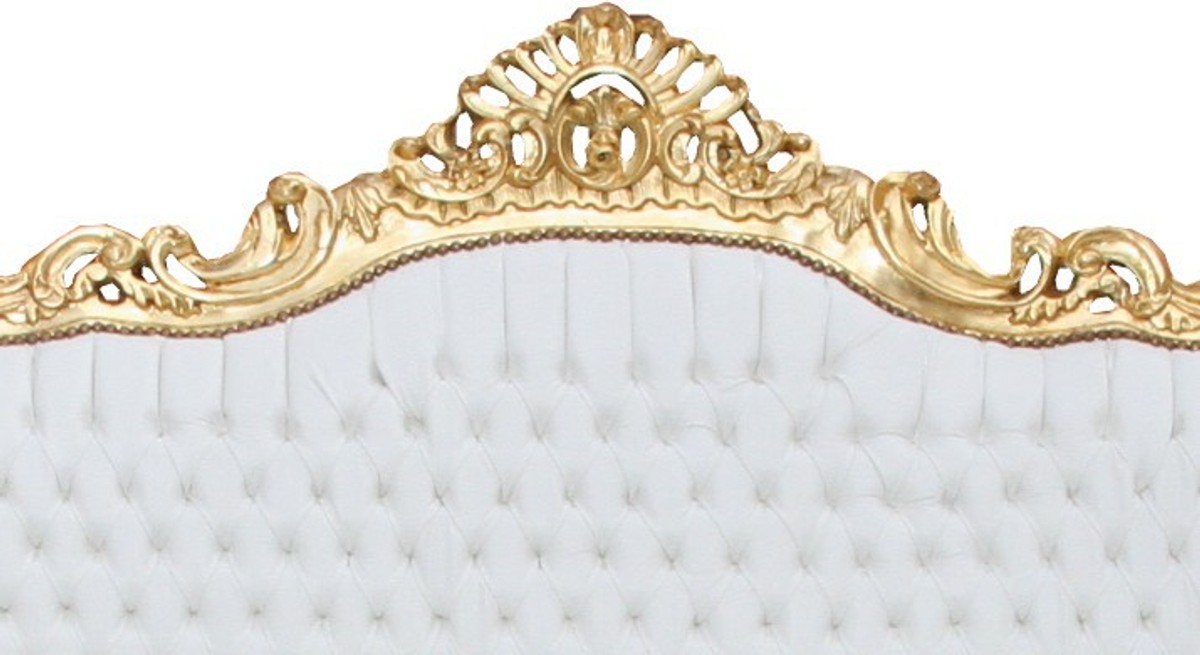Casa Padrino Barock Sofa Set Weiß Gold White Golden Baroque Lounge Set Furniture Interior Möbel Einrichtung Casa Padrino Barock Sofa Set Weiß Gold White Golden Baroque Lounge Set Furniture Interior Möbel Einrichtung