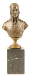 Casa Padrino Statue de Luxe en Bronze Amiral Ouchakov, Sculpture Militaria Russie, 19.9 x 7.6 x 4.9 cm Casa Padrino Statue de Luxe en Bronze Amiral Ouchakov, Sculpture Militaria Russie, 19.9 x 7.6 x 4.9 cm