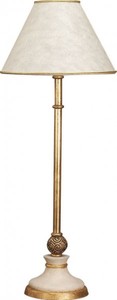 Casa Padrino Luxus Barock Tischleuchte Antik Weiss / Gold - Handgefertigte Säulenlampe mit Kugel - 56 cm Casa Padrino Luxus Barock Tischleuchte Antik Weiss / Gold - Handgefertigte Säulenlampe mit Kugel - 56 cm