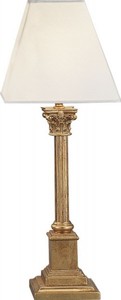 Casa Padrino Luxury Baroque Table Lamp Gold 54 x 20 cm - Gold Leaf Column Lamp - Handmade in Italy Casa Padrino Luxury Baroque Table Lamp Gold 54 x 20 cm - Gold Leaf Column Lamp - Handmade in Italy