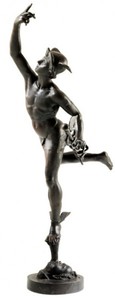 Bronze Statue Mercurius Skulptur Bronze Statue Mercurius Skulptur