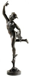 Bronze Statue Mercurius Skulptur Bronze Statue Mercurius Skulptur