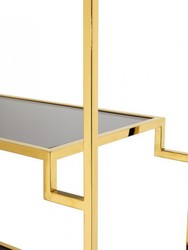 Metallregal Regal Gold Luxus Lauxury Cabinet Golden Furniture Interior Möbel Einrichtung Metal Cabinet Gold