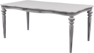 
Casa Padrino baroque dining table white antique-style telescopic 180-230 cm - table