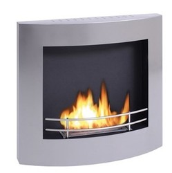 Casa Padrino Bio Ethanol fireplace wall silver gray stainless steel W 60 x H 55 x D 17 cm - fireplace - living room fireplace Ethanol fireplace Casa Padrino Bio Ethanol fireplace wall silver gray stainless steel W 60 x H 55 x D 17 cm - fireplace - living room fireplace Ethanol fireplace