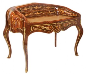 Casa Padrino Bureau Baroque de Luxe Secrétaire en Acajou 120 cm Style Français Style Antique Casa Padrino Bureau Baroque de Luxe Secrétaire en Acajou 120 cm Style Français Style Antique