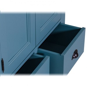 Casa Padrino Landhaus Stil Waschschrank Waschtisch inkl 1 Waschbecken - Bad Schrank