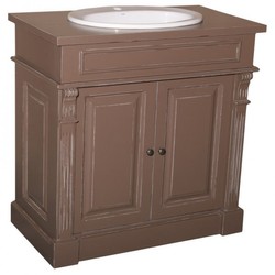 Waschtisch Holzfarben Massivholz Holz Braun Landhaus Stil Waschtisch Holzfarben Massivholz Holz Braun Landhaus Stil