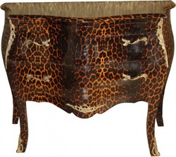 Casa Padrino Cassettiera Barocca Leopardo 106 x 55 x 85 cm - Mobile di Lusso Artigianale Casa Padrino Cassettiera Barocca Leopardo 106 x 55 x 85 cm - Mobile di Lusso Artigianale