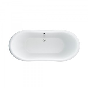 Casa Padrino Luxus Badewanne freistehend im Retro Stil Weiß 1650 x 705 x 710 mm