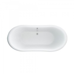 Casa Padrino Luxus Badewanne freistehend im Retro Stil Weiß 1650 x 705 x 710 mm Casa Padrino Luxus Badewanne freistehend im Retro Stil Weiß 1650 x 705 x 710 mm