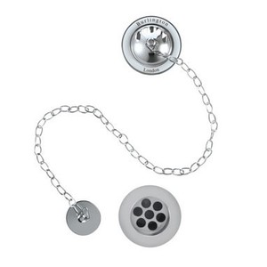 Casa Padrino sistema de desagüe y rebosadero para bañeras exentas en cromo, apto para BAdm165 y BAdm180 Casa Padrino sistema de desagüe y rebosadero para bañeras exentas en cromo, apto para BAdm165 y BAdm180