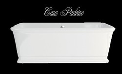 Casa Padrino Baignoire îlot BLon, design rétro rectangulaire, blanc, 1800 x 850 x 630 mm Casa Padrino Baignoire îlot BLon, design rétro rectangulaire, blanc, 1800 x 850 x 630 mm