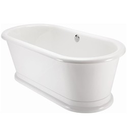 Casa Padrino Baignoire îlot modèle BLonR design rétro blanc 1800 x 850 x 640 mm Casa Padrino Baignoire îlot modèle BLonR design rétro blanc 1800 x 850 x 640 mm