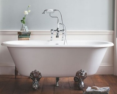 Casa Padrino Nouveau bath stone freestanding 1700mm BBlan White - Freestanding Retro antique bathtub Casa Padrino Nouveau bath stone freestanding 1700mm BBlan White - Freestanding Retro antique bathtub