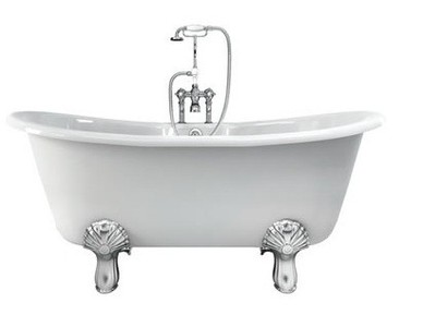 Casa Padrino Nouveau bath stone freestanding 1700mm BCHA White - Freestanding Retro antique bathtub Casa Padrino Nouveau bath stone freestanding 1700mm BCHA White - Freestanding Retro antique bathtub