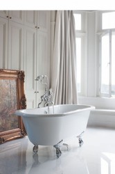 Casa Padrino Nouveau bath freestanding 1500mm BWin White - Freestanding Retro antique bathtub Casa Padrino Nouveau bath freestanding 1500mm BWin White - Freestanding Retro antique bathtub