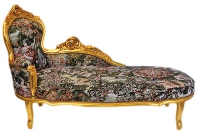 Casa Padrino Barock Chaiselongue Recamiere Lounge Liege Sofa Lounge Gobbelin Gobelin Gold Baroque Antik Antique Furniture Möbel Interior Casa Padrino Barock Chaiselongue Recamiere Lounge Liege Sofa Lounge Gobbelin Gobelin Gold Baroque Antik Antique Furniture Möbel Interior