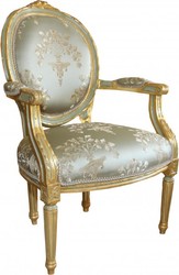Casa Padrino modelo barroco del medallón de salón Silla Verde / Oro Modelo Versalles - Muebles de estilo antiguo Casa Padrino modelo barroco del medallón de salón Silla Verde / Oro Modelo Versalles - Muebles de estilo antiguo