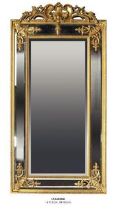 Casa Padrino Miroir Mural Baroque Or - Miroir de Style Antique Orné - Hauteur 183 cm, Largeur 91.5 cm Casa Padrino Miroir Mural Baroque Or - Miroir de Style Antique Orné - Hauteur 183 cm, Largeur 91.5 cm