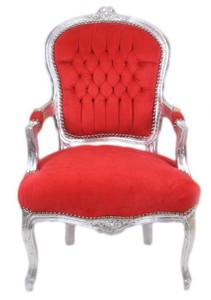 Casa Padrino Baroque Salon Chair Skyblue / Silver - Antique Furniture Design Casa Padrino Baroque Salon Chair Skyblue / Silver - Antique Furniture Design