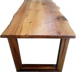 Casa Padrino Vintage Dining Table Oak Rustic Solid 200 x 100 x 80 cm - Country House Style Casa Padrino Vintage Dining Table Oak Rustic Solid 200 x 100 x 80 cm - Country House Style