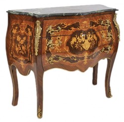 Casa Padrino Barock Kommode Braun Mahagoni Intarsien Luxus Antik Stil Baroque Chest of Drawers Antique Mahagony Brown Intarsia Casa Padrino Barock Kommode Braun Mahagoni Intarsien Luxus Antik Stil Baroque Chest of Drawers Antique Mahagony Brown Intarsia