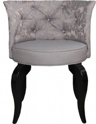 Casa Padrino Baroque Salon Chair brown pattern black- Designer Chair - Luxury quality