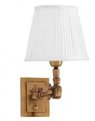 Casa Padrino Applique di lusso 1 luce in ottone stile antico e bianco - 25 x 8 x 20 cm Casa Padrino Applique di lusso 1 luce in ottone stile antico e bianco - 25 x 8 x 20 cm