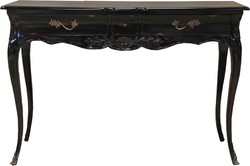 Casa Padrino Baroque Desk Antique Black 120 x 80 x 45 cm - Secretary Luxury Furniture