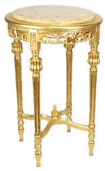 Casa Padrino Barock Beistelltisch Gold Creme Cremeplatte Side Table Baroque Casa Padrino Barock Beistelltisch Gold Creme Cremeplatte Side Table Baroque