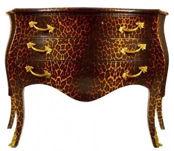 Casa Padrino Baroque Chest of Drawers in Leopard with 3 Drawers, 120 x 55 x 85 cm Casa Padrino Baroque Chest of Drawers in Leopard with 3 Drawers, 120 x 55 x 85 cm