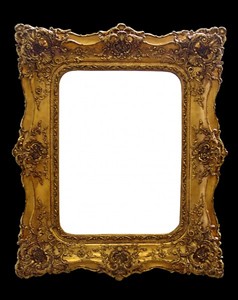 Casa Padrino Baroque Wall Mirror with Double Frame in Gold, 120 x 105 cm, Antique Style Wall Decor Casa Padrino Baroque Wall Mirror with Double Frame in Gold, 120 x 105 cm, Antique Style Wall Decor