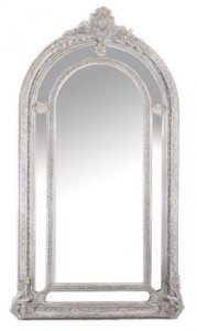 Casa Padrino Luxury Baroque Wall Mirror Versailles Antique Silver, 210 x 115 cm, Massive and Heavy Mirror Casa Padrino Luxury Baroque Wall Mirror Versailles Antique Silver, 210 x 115 cm, Massive and Heavy Mirror