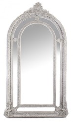 Casa Padrino Specchio da Parete Barocco di Lusso Versailles Argento Antico, 210 x 115 cm, Specchio Massiccio e Pesante Casa Padrino Specchio da Parete Barocco di Lusso Versailles Argento Antico, 210 x 115 cm, Specchio Massiccio e Pesante