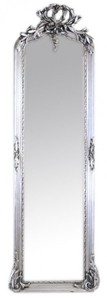Casa Padrino Specchio da Parete Barocco di Lusso Argento 175 x 55 cm - Massiccio e Pesante - Stile Antico Casa Padrino Specchio da Parete Barocco di Lusso Argento 175 x 55 cm - Massiccio e Pesante - Stile Antico
