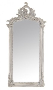 Casa Padrino Specchio da Parete Barocco di Lusso Grigio Antico 120 x 55 cm - Massiccio e Pesante - Specchio Stile Antico Casa Padrino Specchio da Parete Barocco di Lusso Grigio Antico 120 x 55 cm - Massiccio e Pesante - Specchio Stile Antico