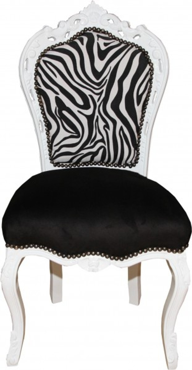 Casa Padrino Barock Esszimmer Stuhl Zebra Schwarz Weiß Baroque Dining Chair Black White Furniture Möbel Stühle Interior Casa Padrino Barock Esszimmer Stuhl Zebra Schwarz Weiß Baroque Dining Chair Black White Furniture Möbel Stühle Interior